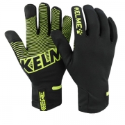 켈미 9886404 Gloves Black/Neon Green-CS