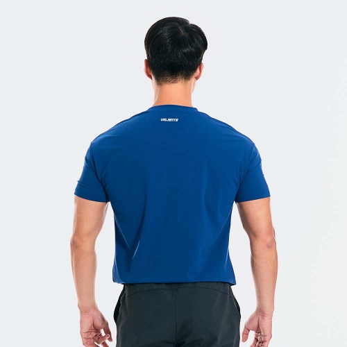 나인티플러스 X 동고 스포츠 머슬핏 티셔츠(21063) - 블루